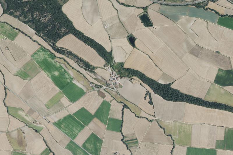 Ortofoto actual del núcleo de Iruraiz-Gauna