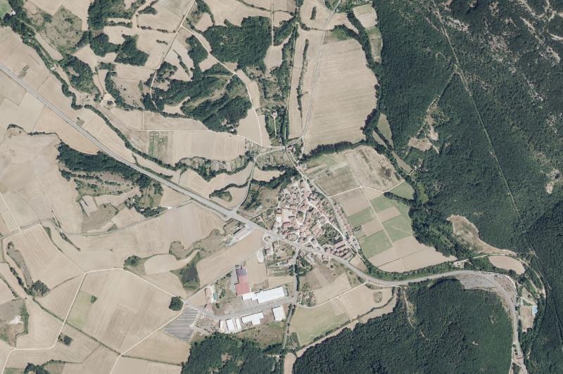 Ortofoto actual del núcleo de Arraia-Maeztu