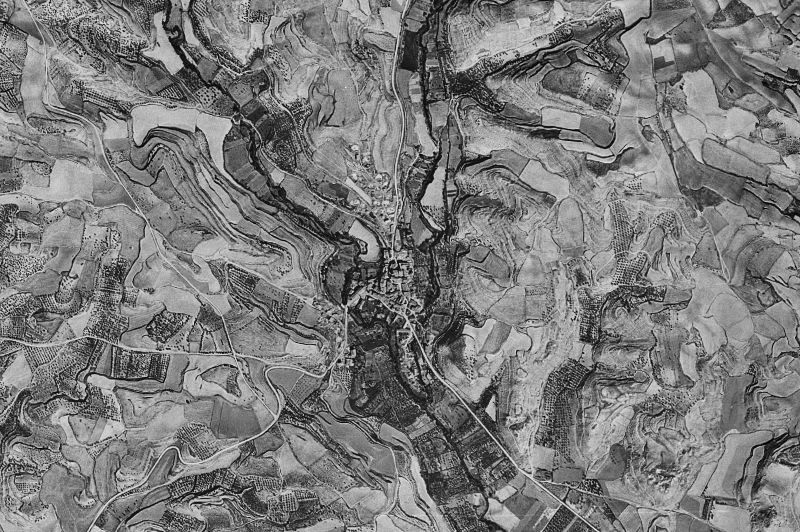 Ortofoto de 1956-1957 del núcleo de Moreda de Álava/Moreda Araba