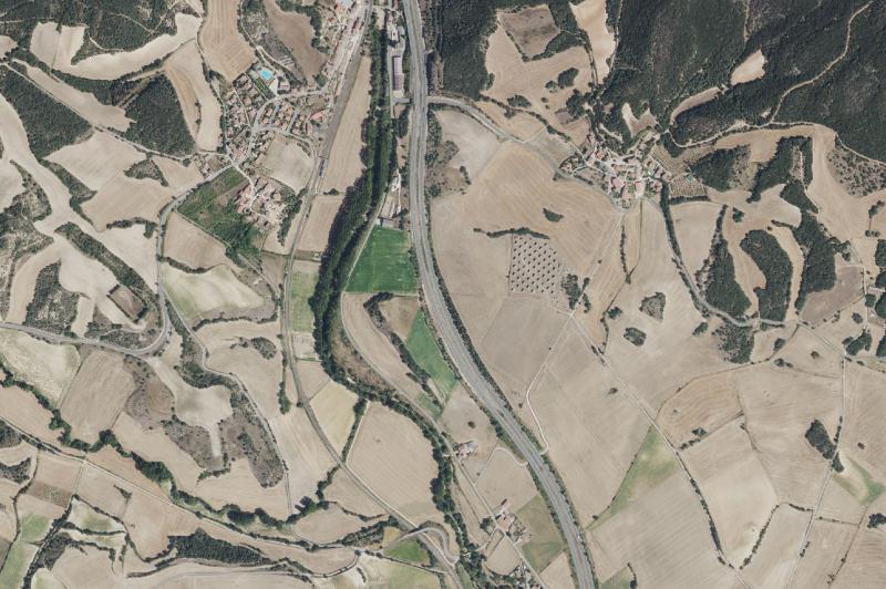 Ortofoto actual del núcleo de Erriberagoitia/Ribera Alta