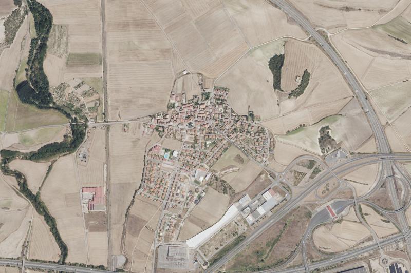 Ortofoto actual del núcleo de Ribera Baja/Erriberabeitia