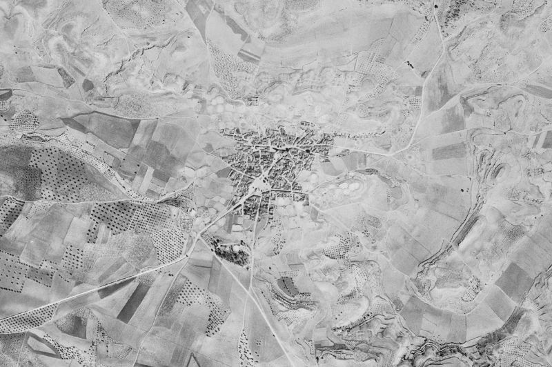 Ortofoto de 1956-1957 del núcleo de Cenizate