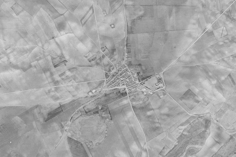 Ortofoto de 1956-1957 del núcleo de Corral-Rubio