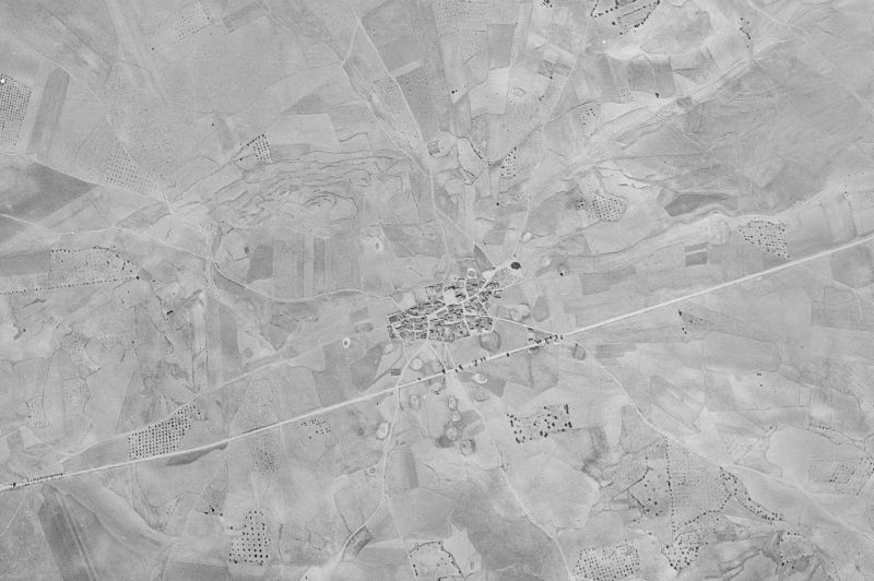 Ortofoto de 1956-1957 del núcleo de Golosalvo