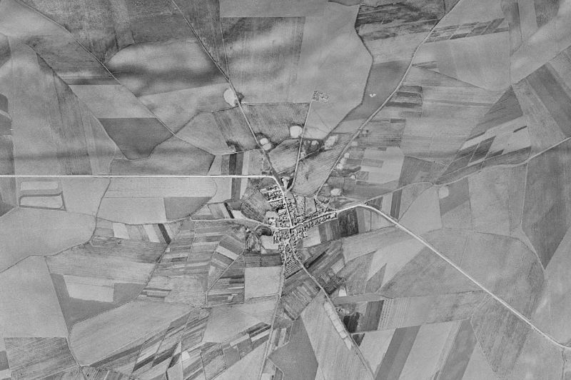Ortofoto de 1956-1957 del núcleo de La Herrera