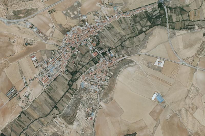 Ortofoto actual del núcleo de San Pedro