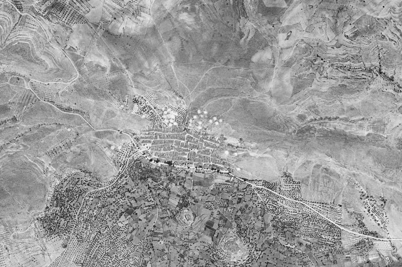 Ortofoto de 1956-1957 del núcleo de Socovos
