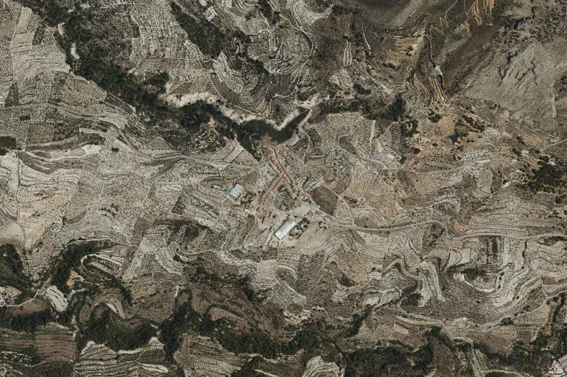 Ortofoto actual del núcleo de Benasau