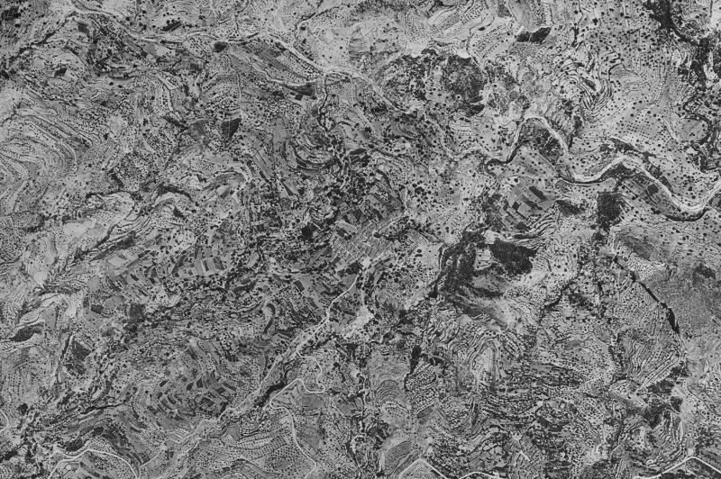 Ortofoto de 1956-1957 del núcleo de Beniardà