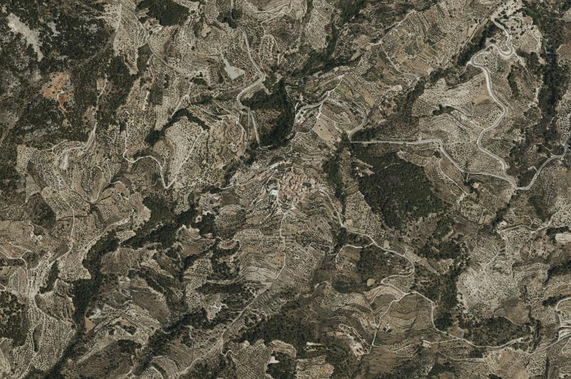 Ortofoto actual del núcleo de Benifato