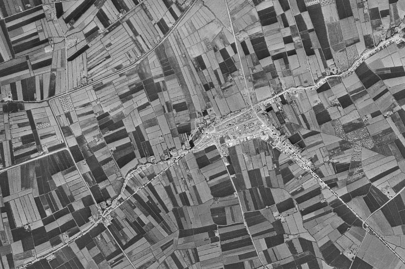 Ortofoto de 1956-1957 del núcleo de Catral