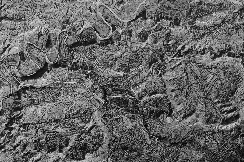 Ortofoto de 1956-1957 del núcleo de Quatretondeta