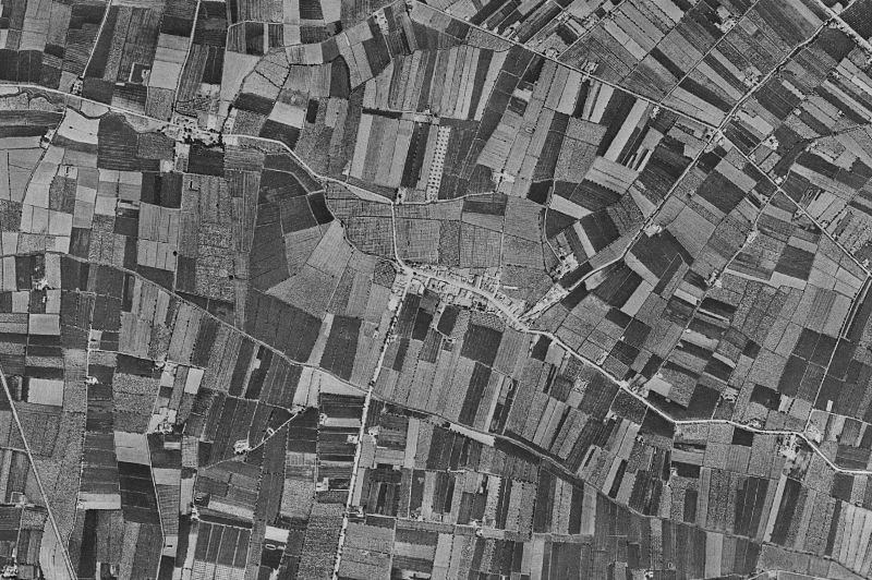 Ortofoto de 1956-1957 del núcleo de Daya Nueva