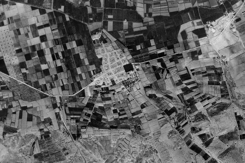 Ortofoto de 1956-1957 del núcleo de Jacarilla