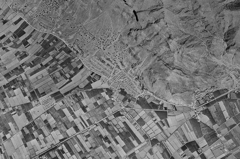 Ortofoto de 1956-1957 del núcleo de Redován
