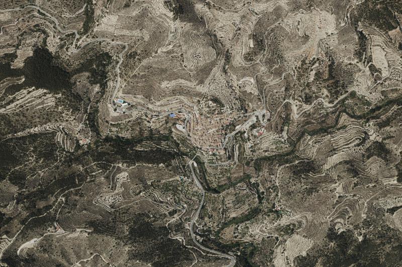 Ortofoto actual del núcleo de Sella