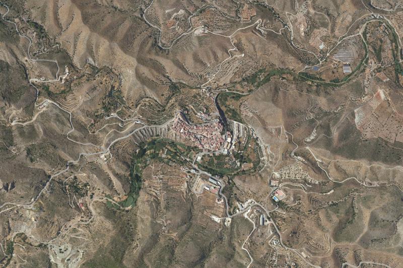 Ortofoto actual del núcleo de Líjar