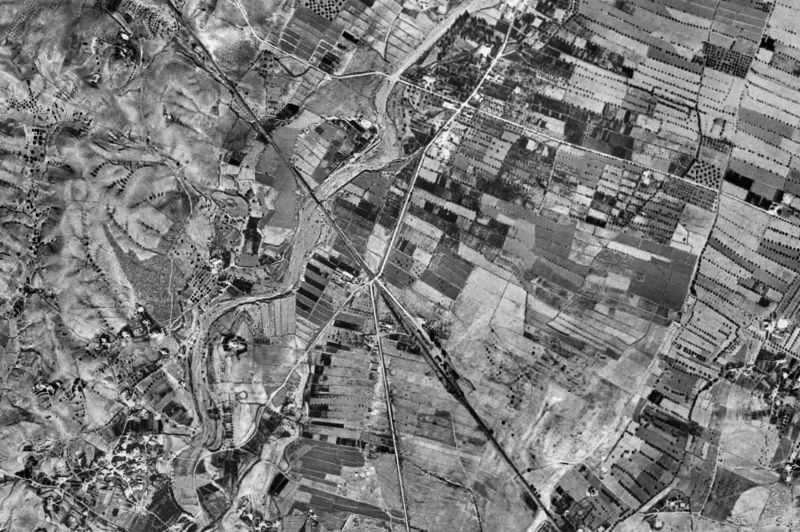 Ortofoto de 1956-1957 del núcleo de Pulpí