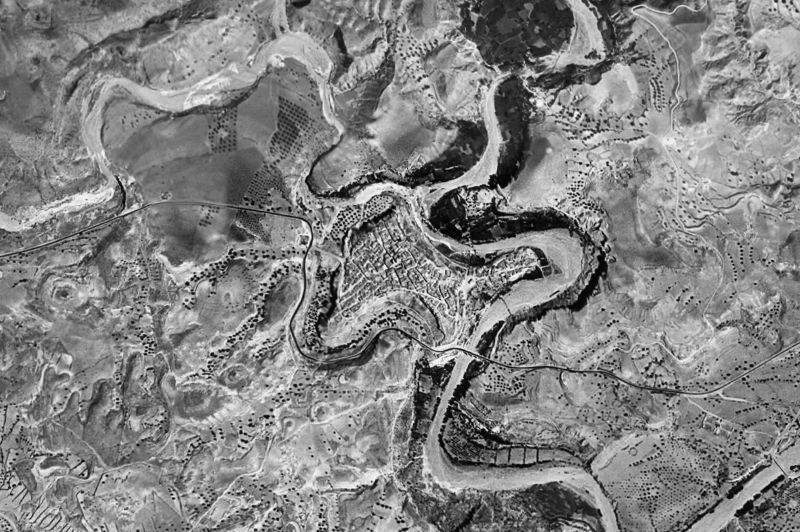 Ortofoto de 1956-1957 del núcleo de Sorbas