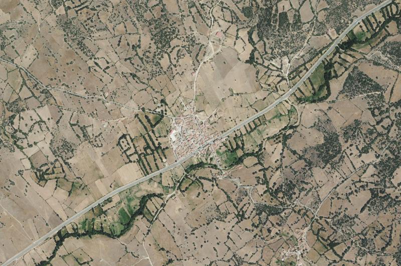 Ortofoto actual del núcleo de La Aldehuela
