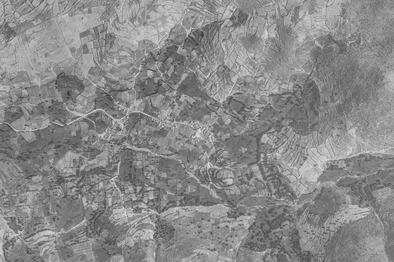 Ortofoto de 1956-1957 del núcleo de Avellaneda