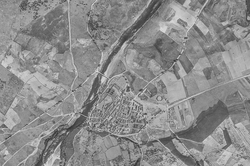 Ortofoto de 1956-1957 del núcleo de El Barco de Ávila