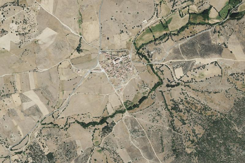 Ortofoto actual del núcleo de Bonilla de la Sierra