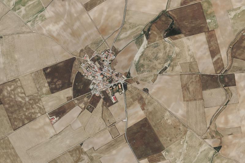 Ortofoto actual del núcleo de Cabezas del Pozo