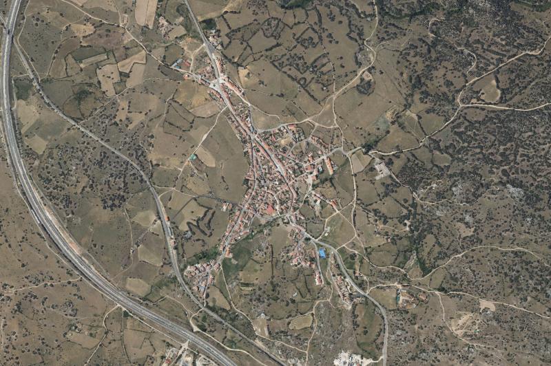 Ortofoto actual del núcleo de Cardeñosa