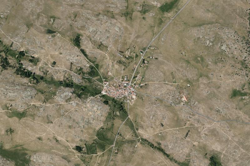 Ortofoto actual del núcleo de Casasola