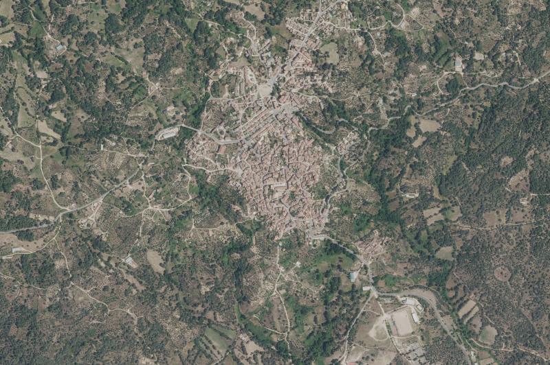 Ortofoto actual del núcleo de Casavieja