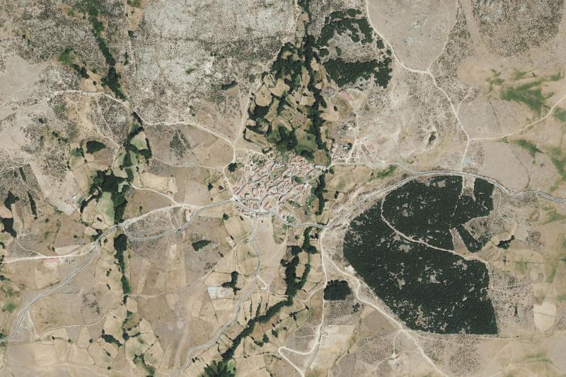 Ortofoto actual del núcleo de Cepeda la Mora