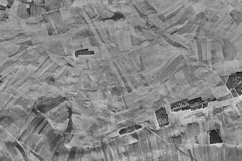 Ortofoto de 1956-1957 del núcleo de Collado de Contreras