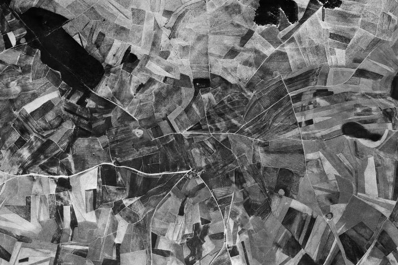 Ortofoto de 1956-1957 del núcleo de Constanzana
