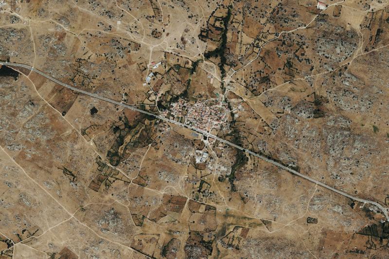 Ortofoto actual del núcleo de Chamartín