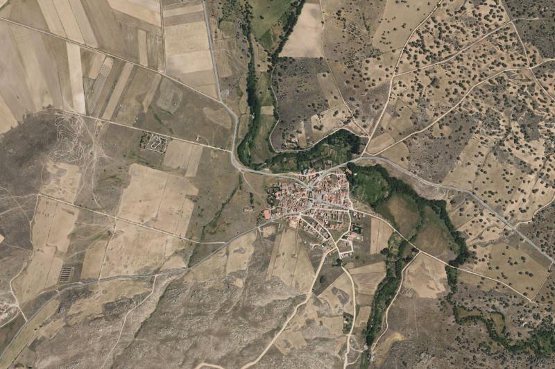 Ortofoto actual del núcleo de Mironcillo