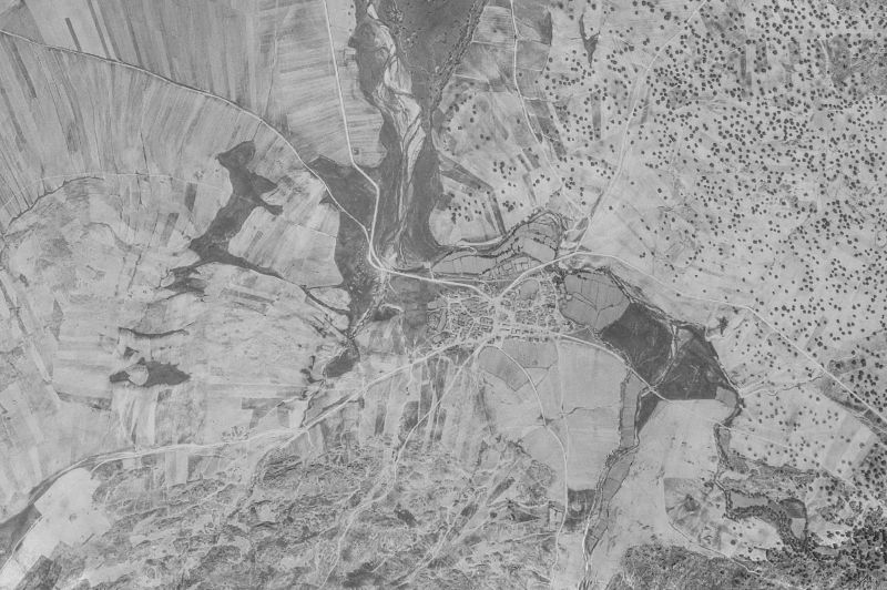 Ortofoto de 1956-1957 del núcleo de Mironcillo