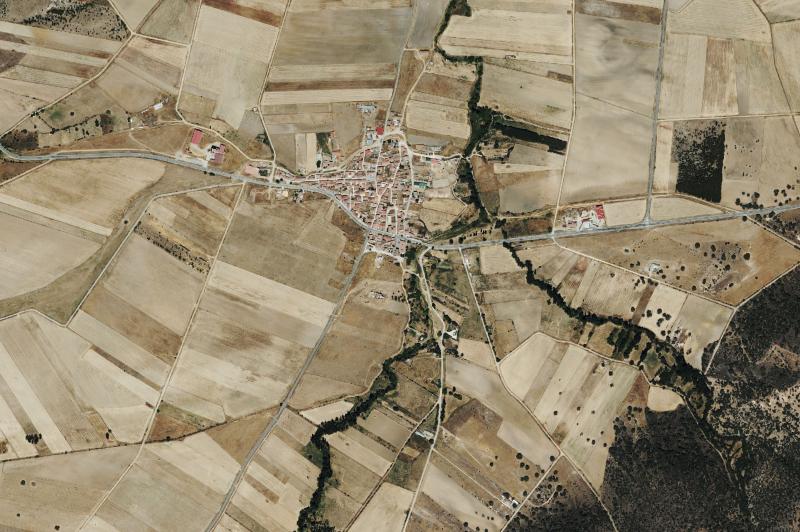 Ortofoto actual del núcleo de Muñico