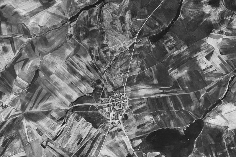 Ortofoto de 1956-1957 del núcleo de Muñosancho