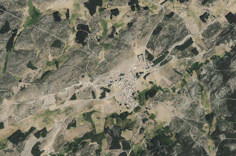 Ortofoto actual del núcleo de Navadijos