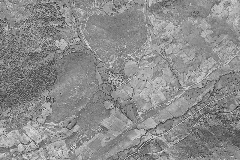 Ortofoto de 1956-1957 del núcleo de Navahondilla