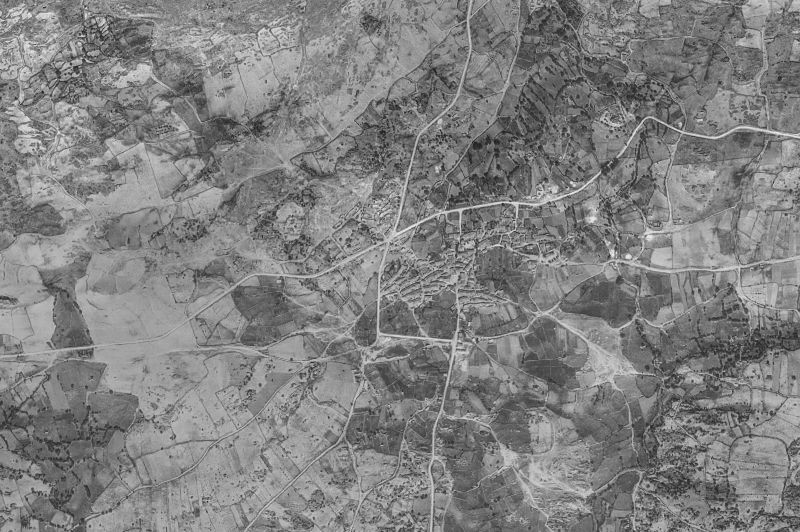 Ortofoto de 1956-1957 del núcleo de Navalmoral