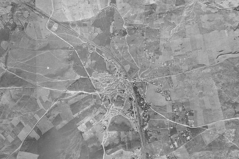 Ortofoto de 1956-1957 del núcleo de Navalperal de Pinares