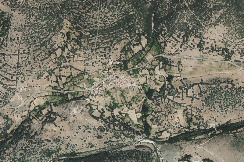 Ortofoto actual del núcleo de Navalperal de Tormes