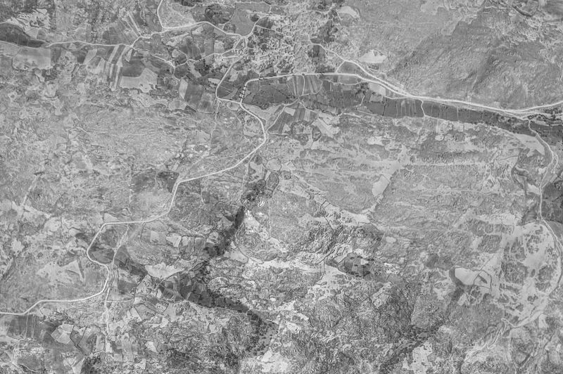 Ortofoto de 1956-1957 del núcleo de Navatalgordo