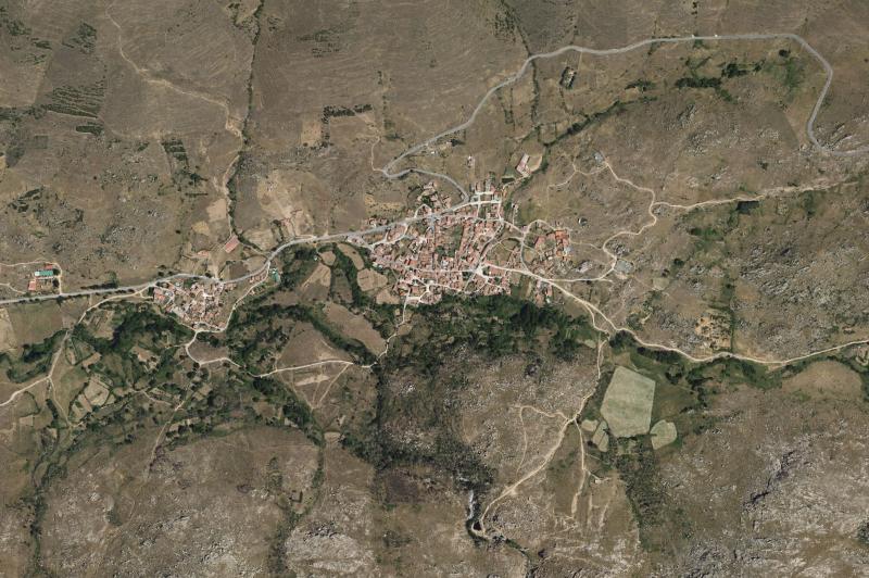 Ortofoto actual del núcleo de Riofrío