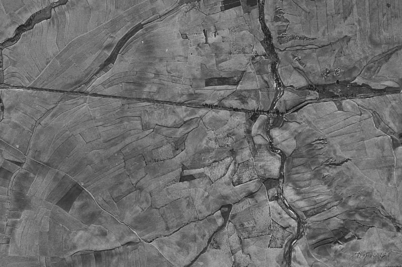 Ortofoto de 1956-1957 del núcleo de Salvadiós