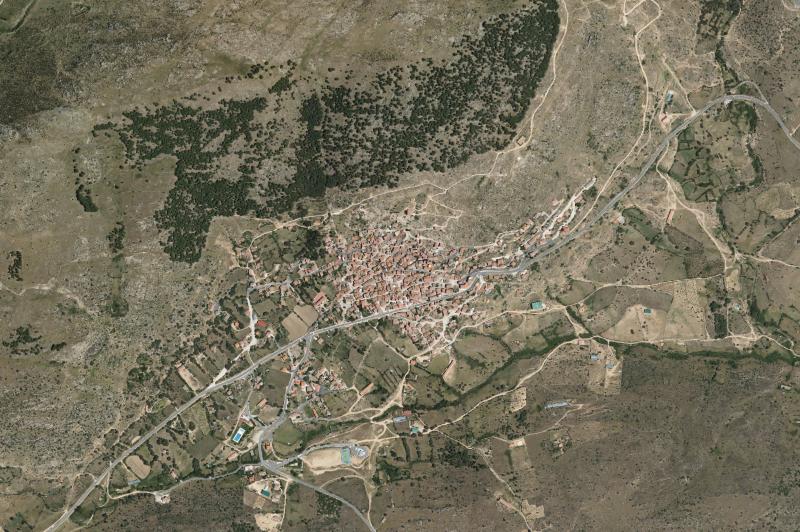Ortofoto actual del núcleo de San Juan de la Nava