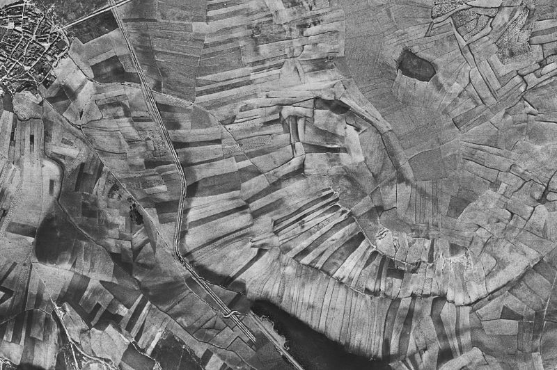 Ortofoto de 1956-1957 del núcleo de San Pascual
