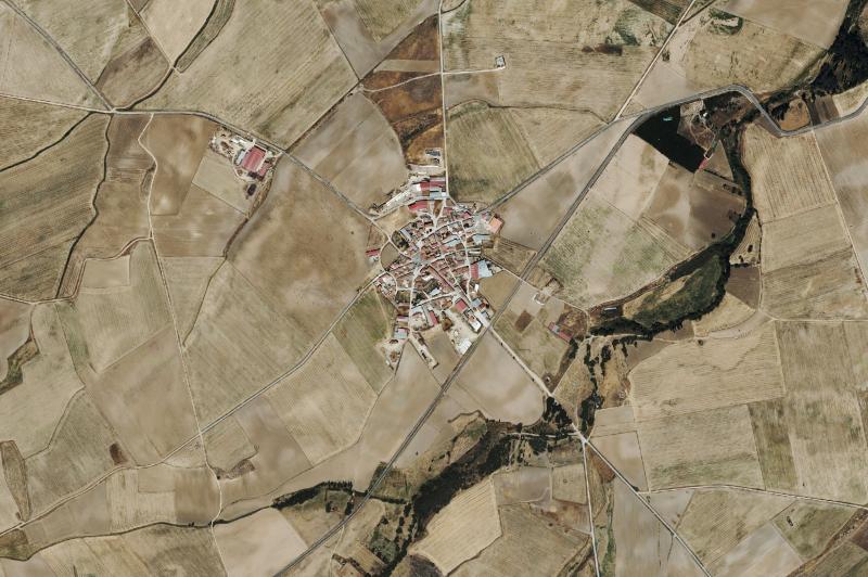 Ortofoto actual del núcleo de Santo Tomé de Zabarcos